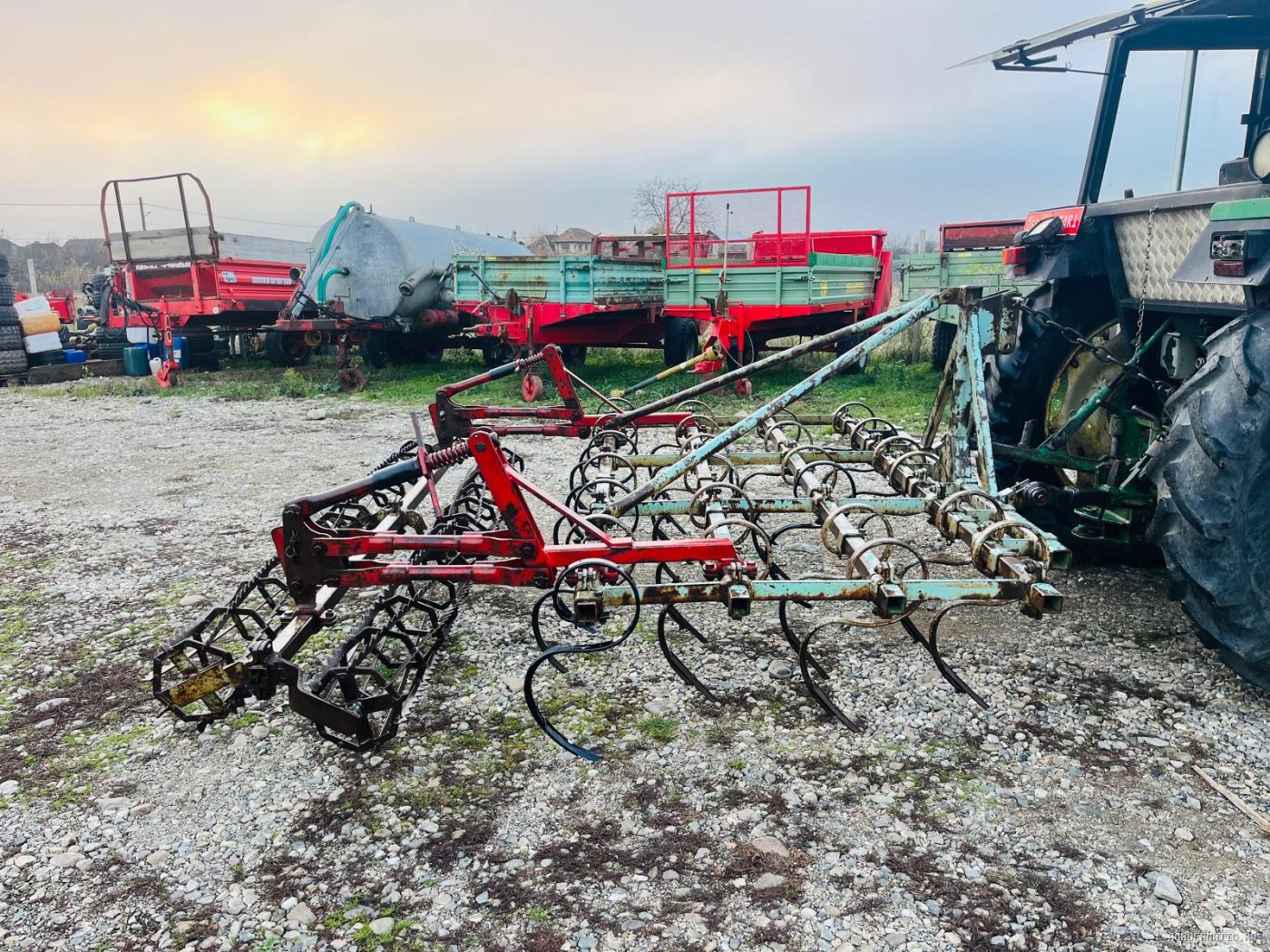 Combinator Feldherr cu 2 randuri de tavalugi 2.6 m latime — utilaj agricol de vanzare