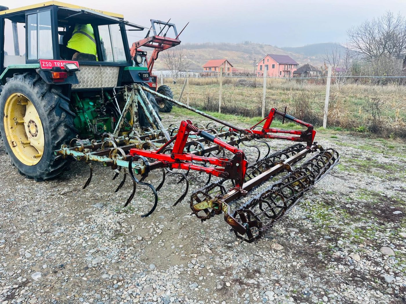 Combinator Feldherr cu 2 randuri de tavalugi 2.6 m latime — utilaj agricol de vanzare