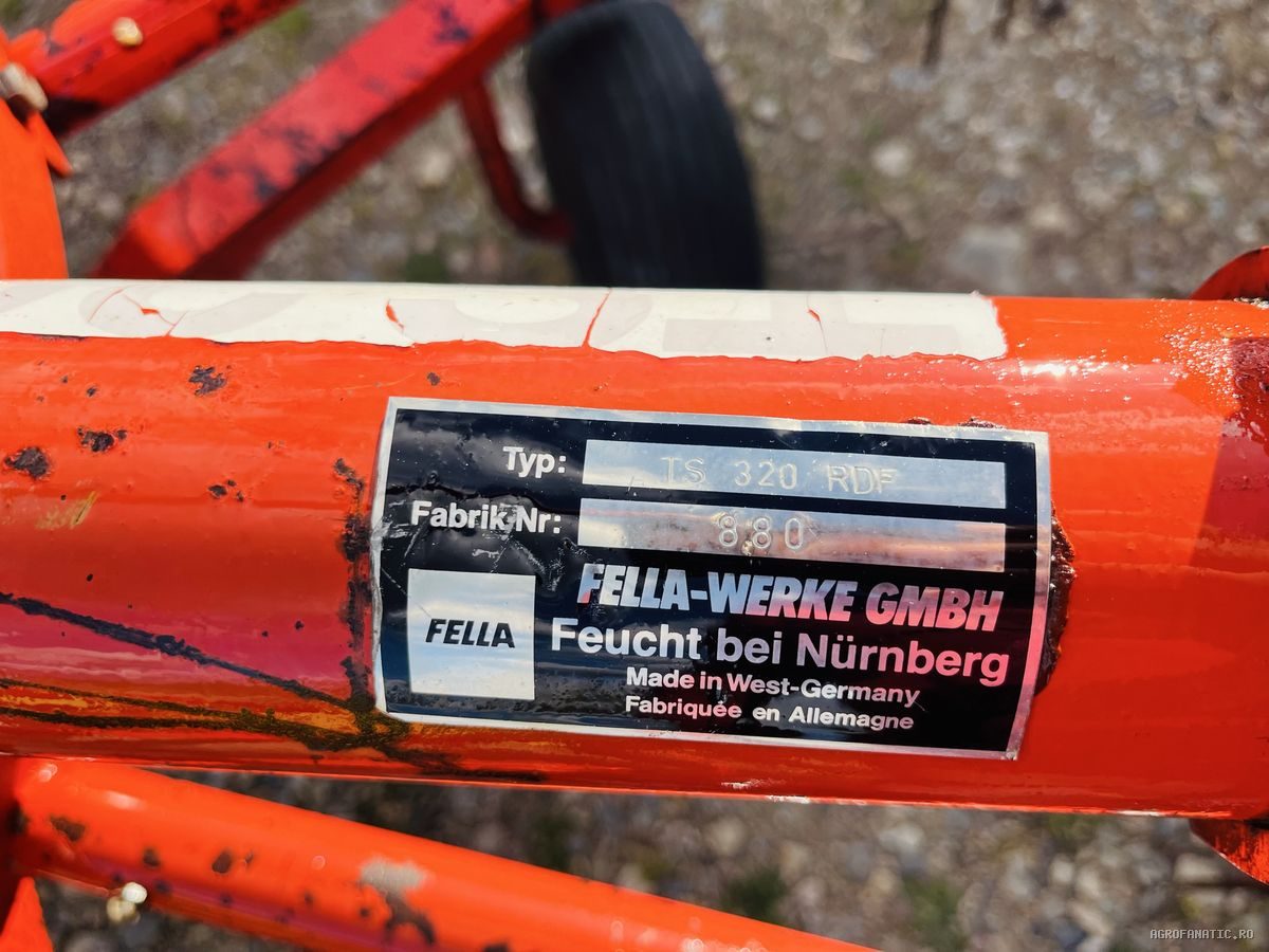 Grebla tip paianjen, paiangen Fella cu 3 roti, 8 brate de adunat fan, iarba, paie, lucerna — utilaj agricol de vanzare la AgroFanatic Bihor