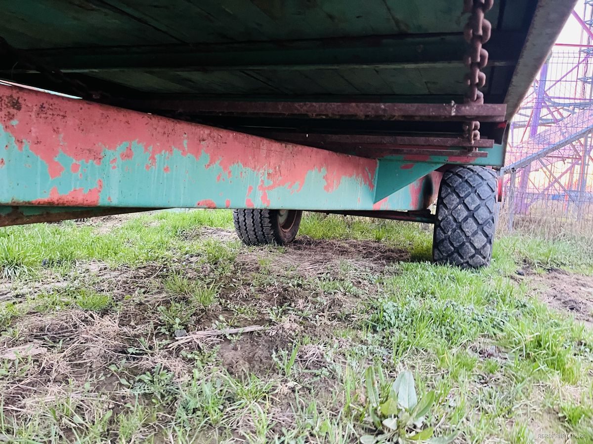 Mig gunoi, remorca de imprastiat balegar Kirchner 6.5 Tone, 2 tamburi — utilaj agricol de vanzare la AgroFanatic Bihor