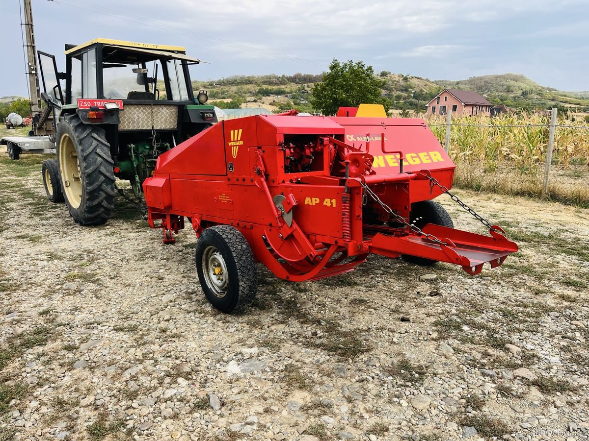 Presa de balotat baloti mici, patrati dreptunghiulari Welger AP 41, nu John derre, claas, ap 45, ap 52, 53 cu cardan — utilaj agricol de vanzare la AgroFanatic Bihor