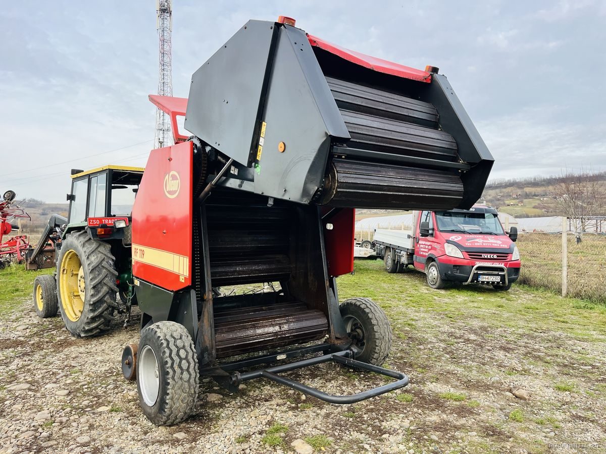 Presa de balotat, baloti mici rotunzi, legare cu 2 ate tamburi Vicon, Kverneland 1.20 * 1.20 nu Krone Claas Welger — utilaj agricol de vanzare la AgroFanatic Bihor