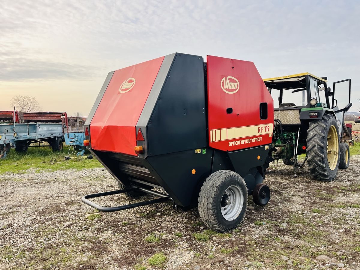 Presa de balotat, baloti mici rotunzi, legare cu 2 ate tamburi Vicon, Kverneland 1.20 * 1.20 nu Krone Claas Welger — utilaj agricol de vanzare la AgroFanatic Bihor