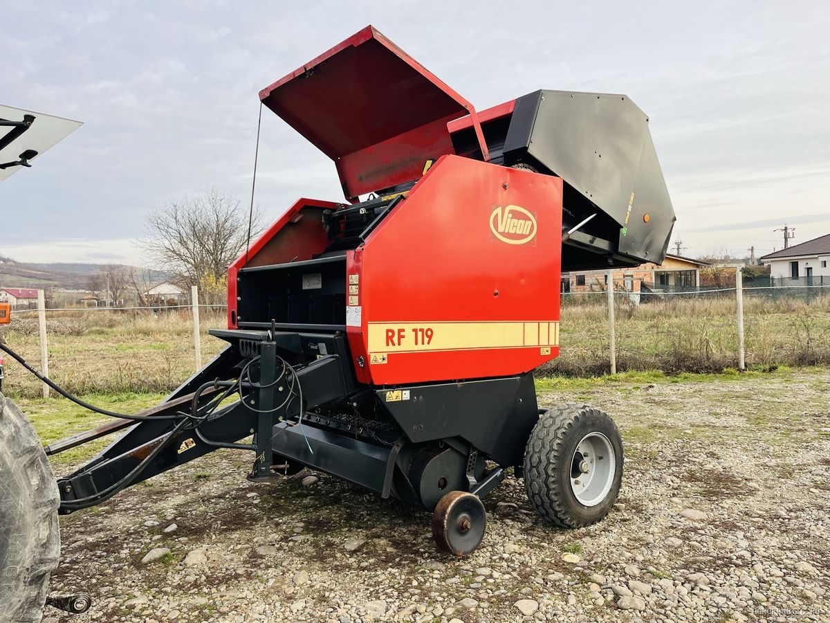 Presa de balotat, baloti mici rotunzi, legare cu 2 ate tamburi Vicon, Kverneland 1.20 * 1.20 nu Krone Claas Welger — utilaj agricol de vanzare la AgroFanatic Bihor